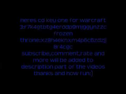 free warcraft 3 cd keys